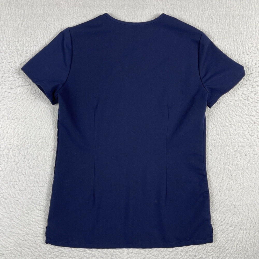 Figs Scrub Shirt‎ Womens XXS Blue Casma 3 Pocket Top RN Nurse Healthcare FW1100 - Picture 2 of 12